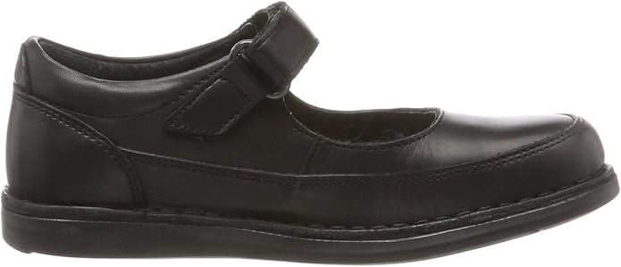 Birkenstock June Kids Leather Shoes - Black - 0493041