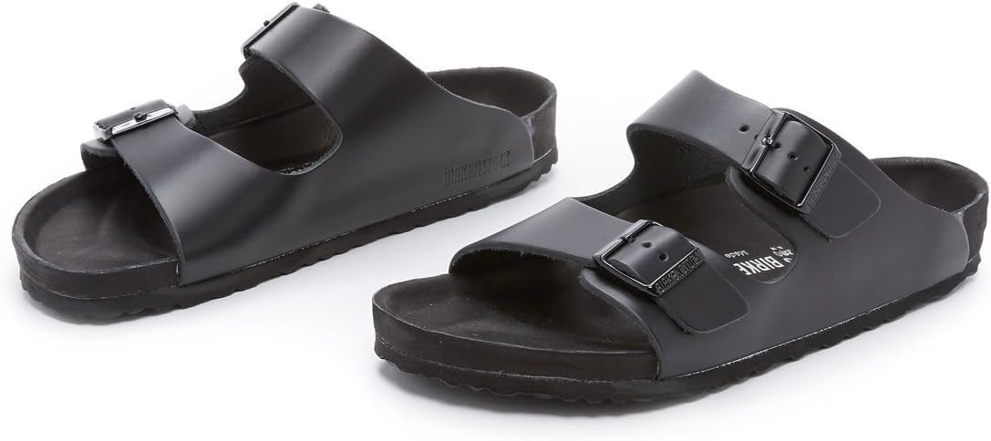 Birkenstock Monterey Natural Leather Shoes - Exquisit Black - 948083 - Narrow
