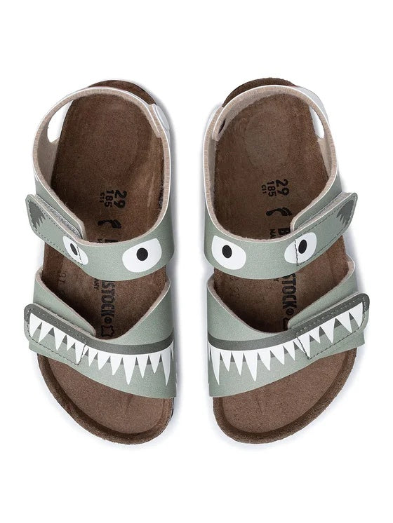 Birkenstock Palu Kids Birko-Flor Sandals - DD Monster Green - 1015635 - Regular
