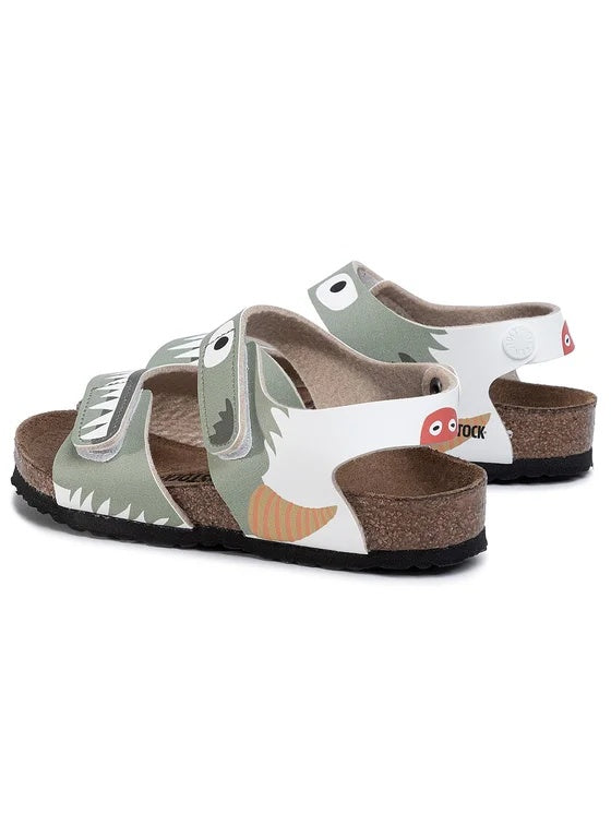 Birkenstock Palu Kids Birko-Flor Sandals - DD Monster Green - 1015635 - Regular