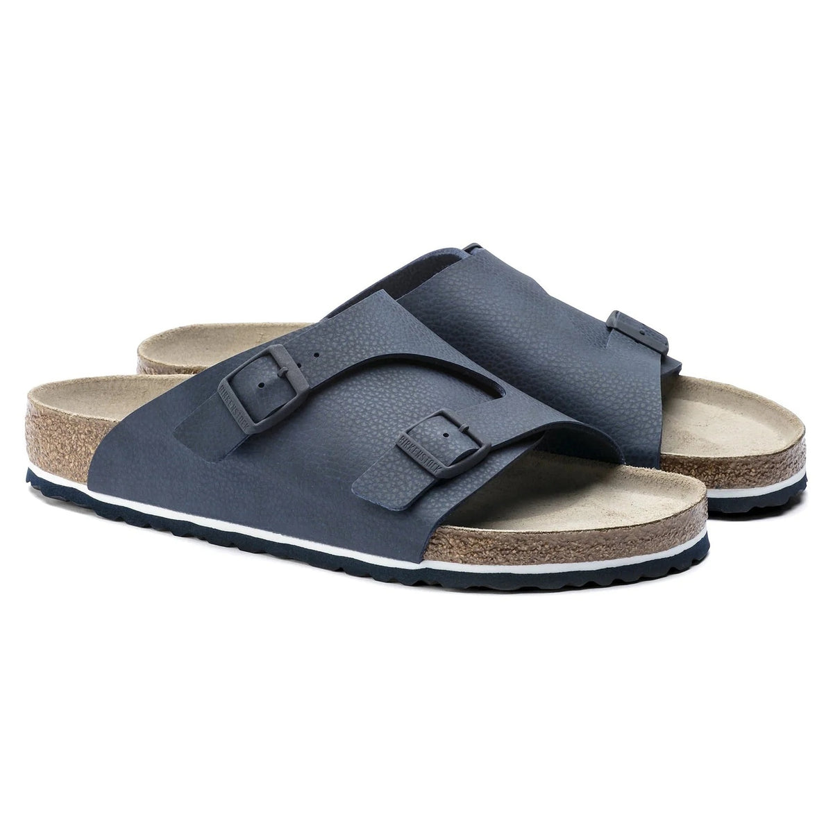 Birkenstock Zurich Birko Flor Birko-Flor Clogs - Desert Soil Blue - 1015521 - Regular