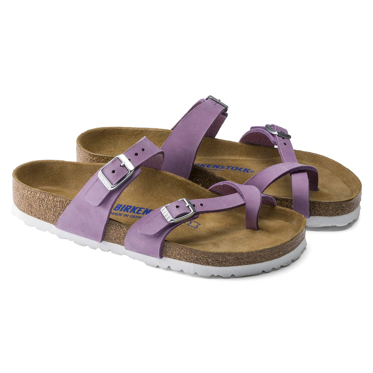 Birkenstock Mayari SFB Nubuk Leather Sandals - Lavender - 1017136 - Regular