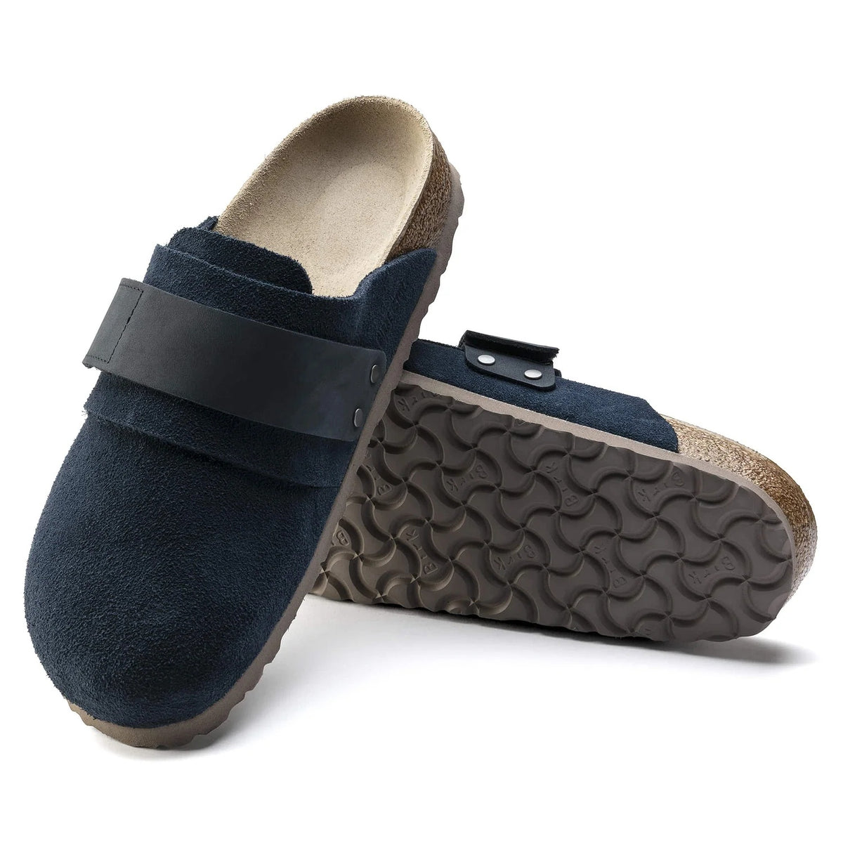 Birkenstock Nagoya Suede Leather Shoes - Navy - 1017507 - Regular