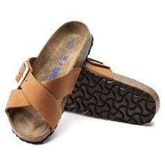 Birkenstock Siena Nubuck Leather Sandals - Peacan - 1021547 - Narrow