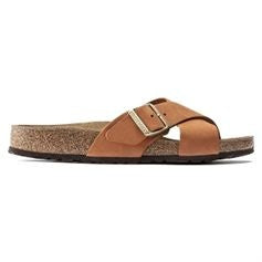 Birkenstock Siena Nubuck Leather Sandals - Peacan - 1021547 - Narrow
