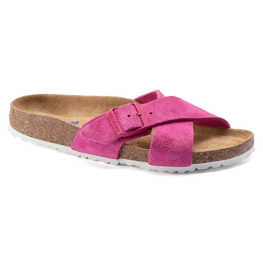 Birkenstock Siena Soft FootBed Suede Leather Sandals - Tulip - 1022029 - Narrow