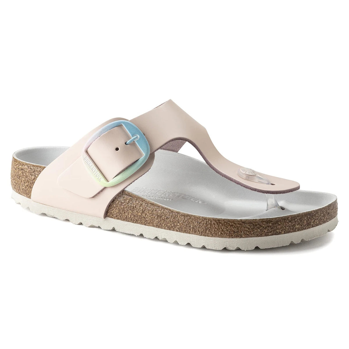 Birkenstock Gizeh Big Buckle Natural Leather Sandals - Light Rose - 1022469 - Regular