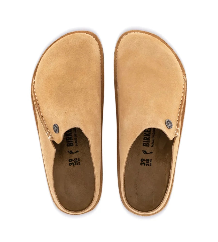 Birkenstock Zermatt Suede Leather Clogs - Clay - 1021390 - Regular