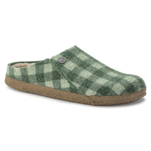 Birkenstock Zermatt Rivet Split Fur Felt Clogs - Beryl - 1023176 - Narrow