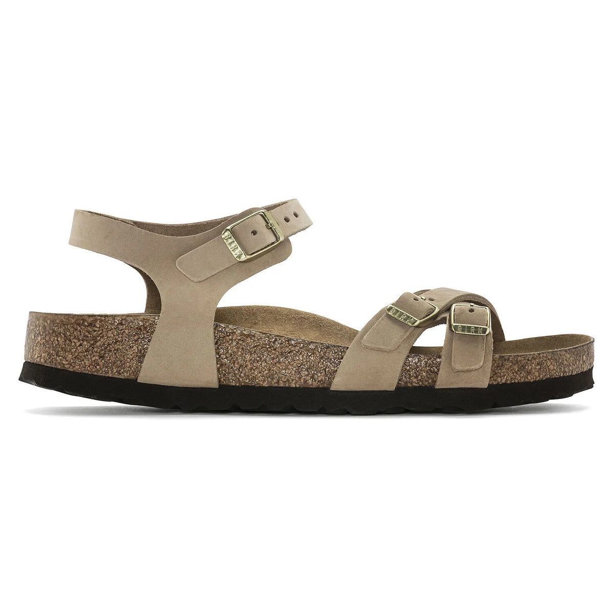 Birkenstock Kumba Soft Foodbed Natural Leather Sandals - Sandcastle - 1024268 - Regular
