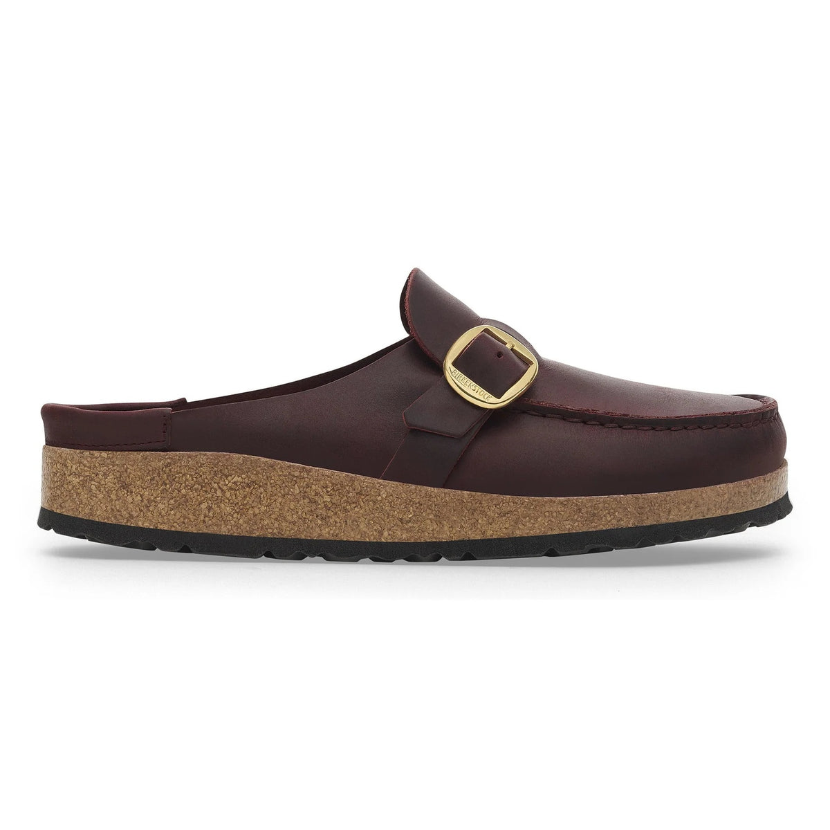Birkenstock Buckley Natural Leather Clogs - Zinfandel - 1027987 - Narrow
