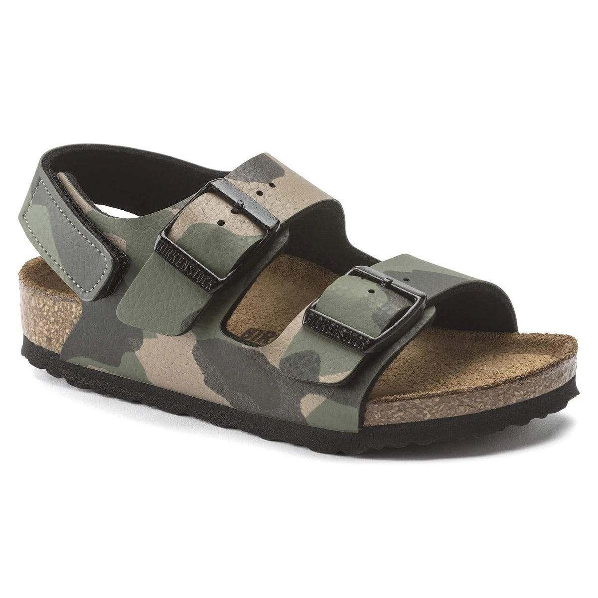 Birkenstock Milano Kids Birko-Flor Sandals - Desert Soil Khaki - 1020286 - Narrow