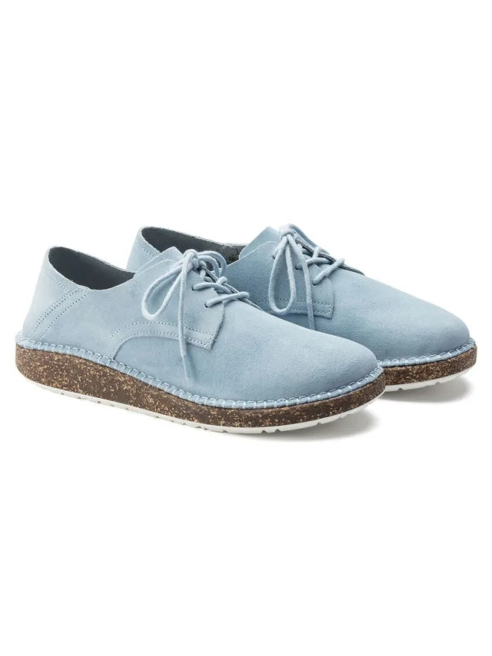 Birkenstock Gary Suede Leather Shoes - Sky - 1014096 - Regular