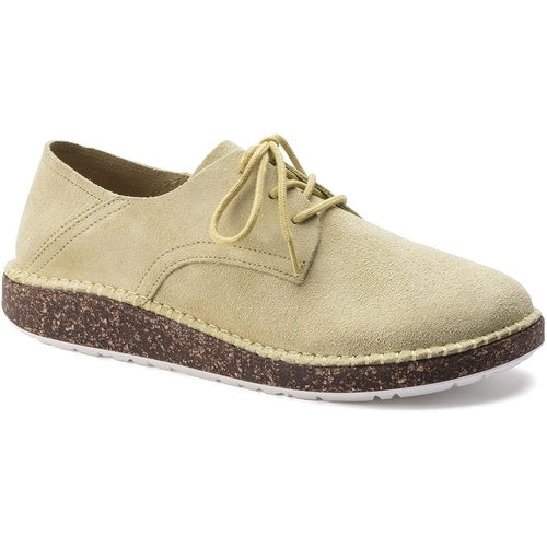 Birkenstock Gary Suede Leather Shoes - Popcorn - 1014099 - Narrow