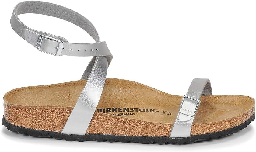 Birkenstock Daloa Birko-Flor Sandals - Silver - 1014161 - Regular