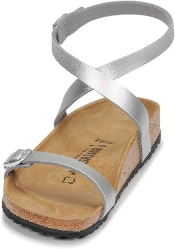 Birkenstock Daloa Birko-Flor Sandals - Silver - 1014161 - Regular