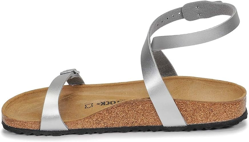 Birkenstock Daloa Birko-Flor Sandals - Silver - 1014161 - Regular