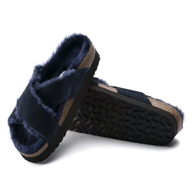 Birkenstock Daytona Suede Leather Shoes - Navy - 1014843 - Narrow
