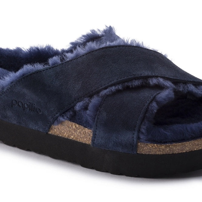 Birkenstock Daytona Suede Leather Shoes - Navy - 1014843 - Narrow