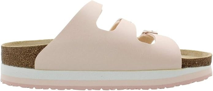 Birkenstock Florida Pap Birko-Flor Shoes - Icy Metallic Light Rose - 1015872 - Narrow