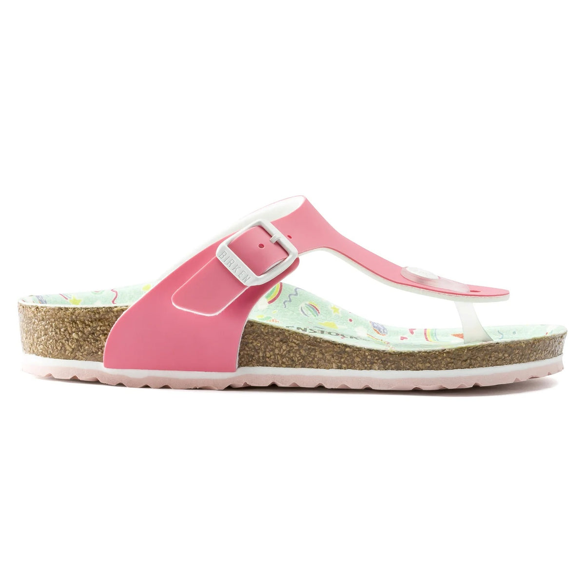 Birkenstock Gizeh Kids Birko-Flor Sandals - Candy Pastel Pink - 1016018