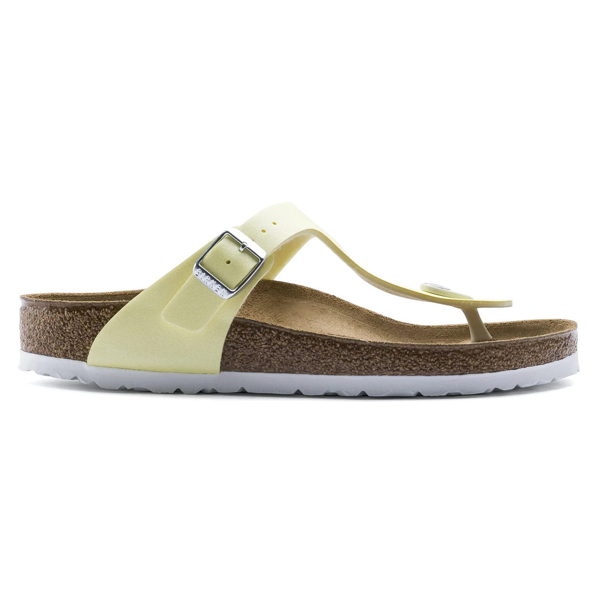 Birkenstock Gizeh Birko-Flor Sandals - Icy Metallic Sulfur - 1016022