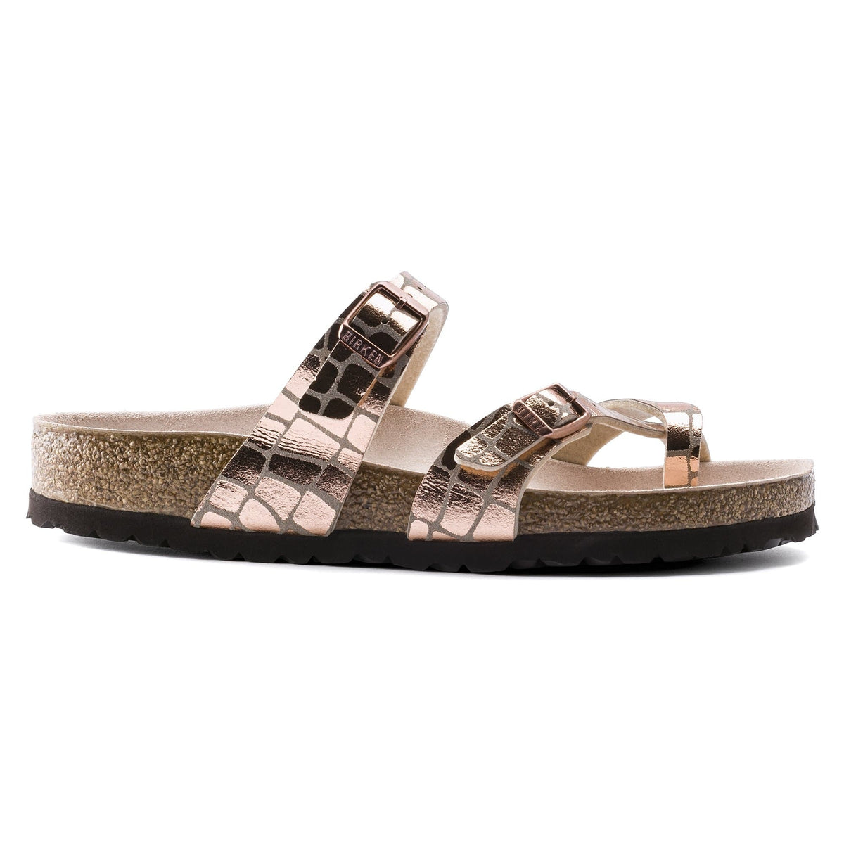 Birkenstock Mayari Microfiber Sandals - Gator Gleam Copper - 1016042
