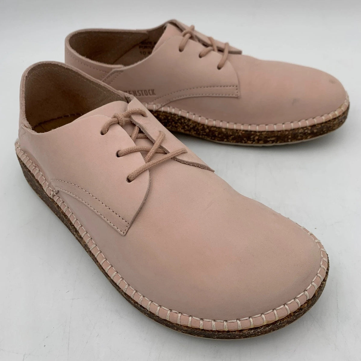 Birkenstock Gary Suede Leather Shoes - Dusty Rose - 1016460 - Narrow