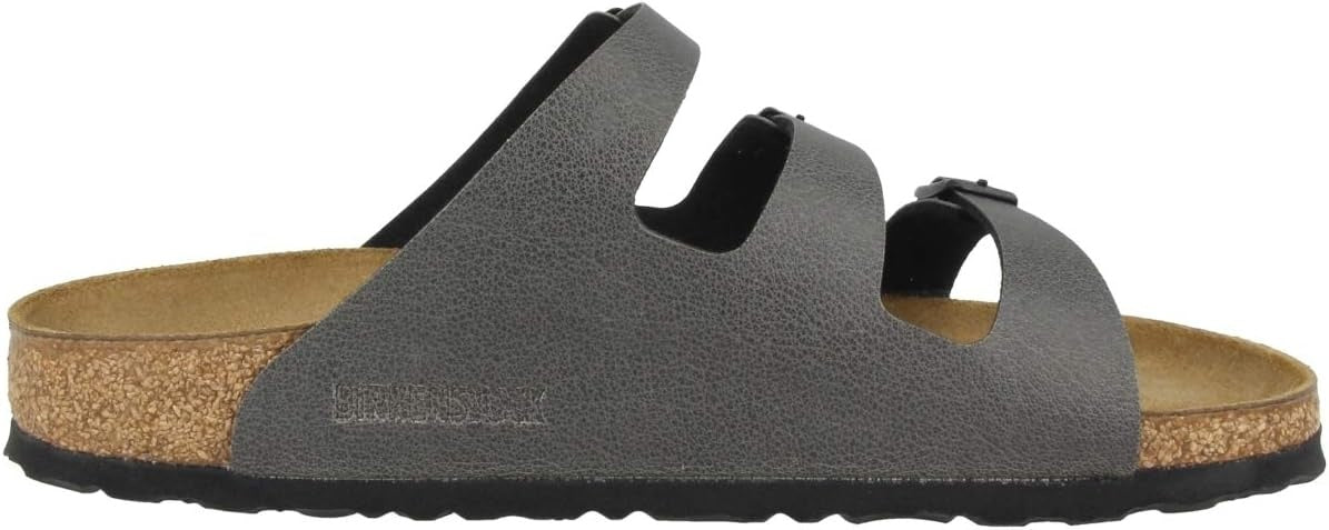 Birkenstock Florida Fresh Pull Up Birko-Flor Sandals - Anthracite - 1016824 - Regular