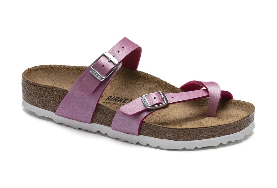 Birkenstock Mayari Birko-Flor Sandals - Icy Metallic Fuchsia Tulip - 1017960 - Regular