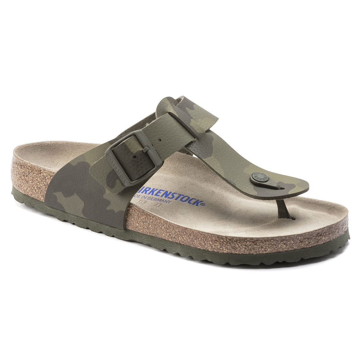 Birkenstock Medina Soft Footbed Birko-Flor Sandals - Desert Soil Camo Green - 1019657 - Regular