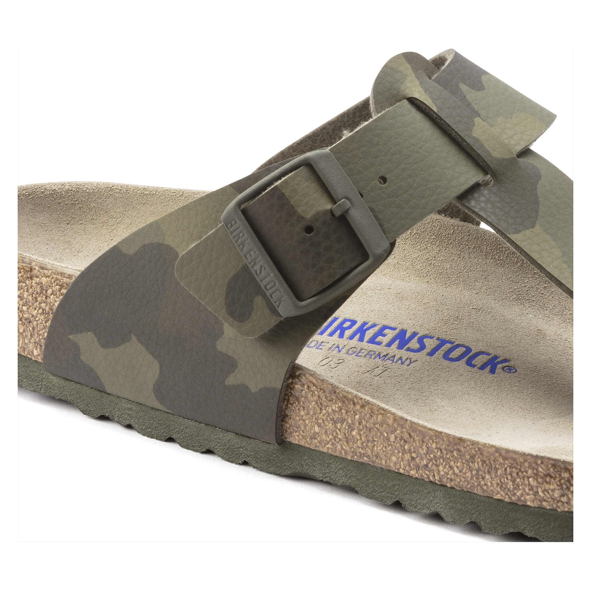Birkenstock Medina Soft Footbed Birko-Flor Sandals - Desert Soil Camo Green - 1019657 - Regular