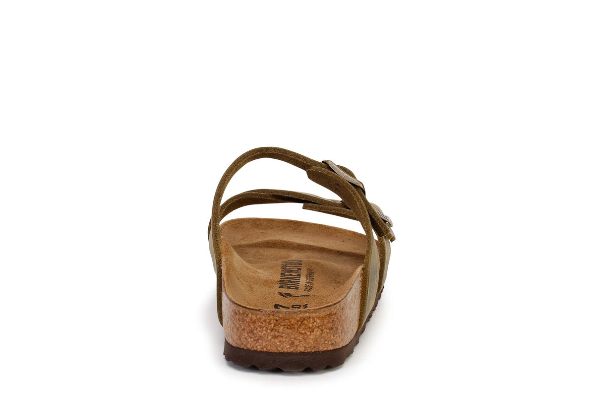 Birkenstock Franca Oiled Leather Sandals - Jade - 1019958 - Narrow