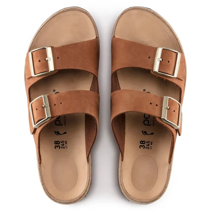 Birkenstock Gabriela Nubuck Leather Sandals - Pecan - 1020041 - Narrow