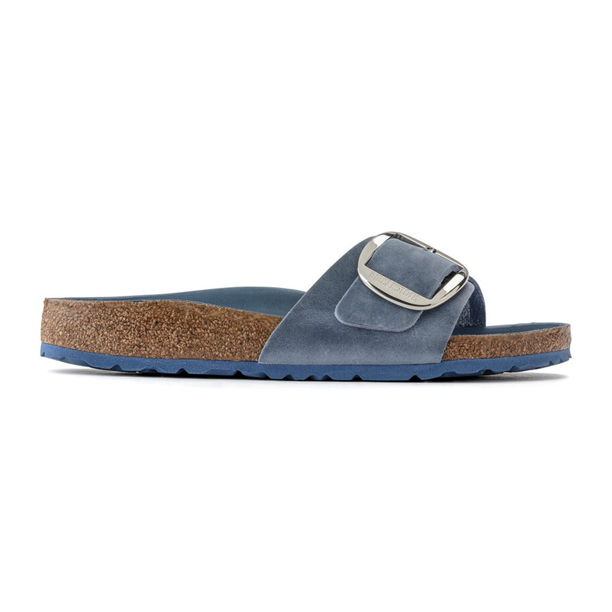 Birkenstock Madrid Big Buckle Oiled Leather Sandals - Blue - 1021488 - Narrow