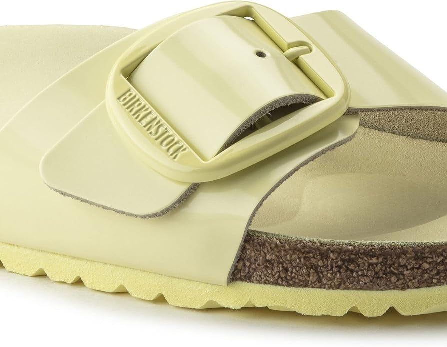 Birkenstock Madrid Birkibuc HS Leather Sandals - Popcorn - 1022554 - Narrow