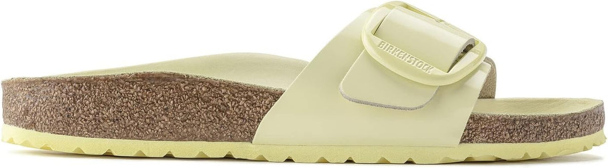 Birkenstock Madrid Birkibuc HS Leather Sandals - Popcorn - 1022554 - Narrow