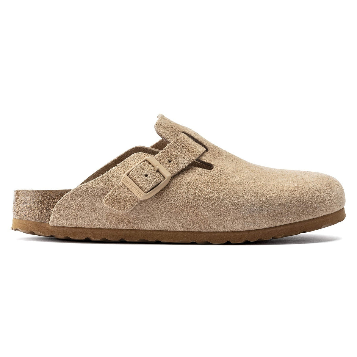 Birkenstock Boston Suede Leather Clogs - Clay - 1022565 - Narrow