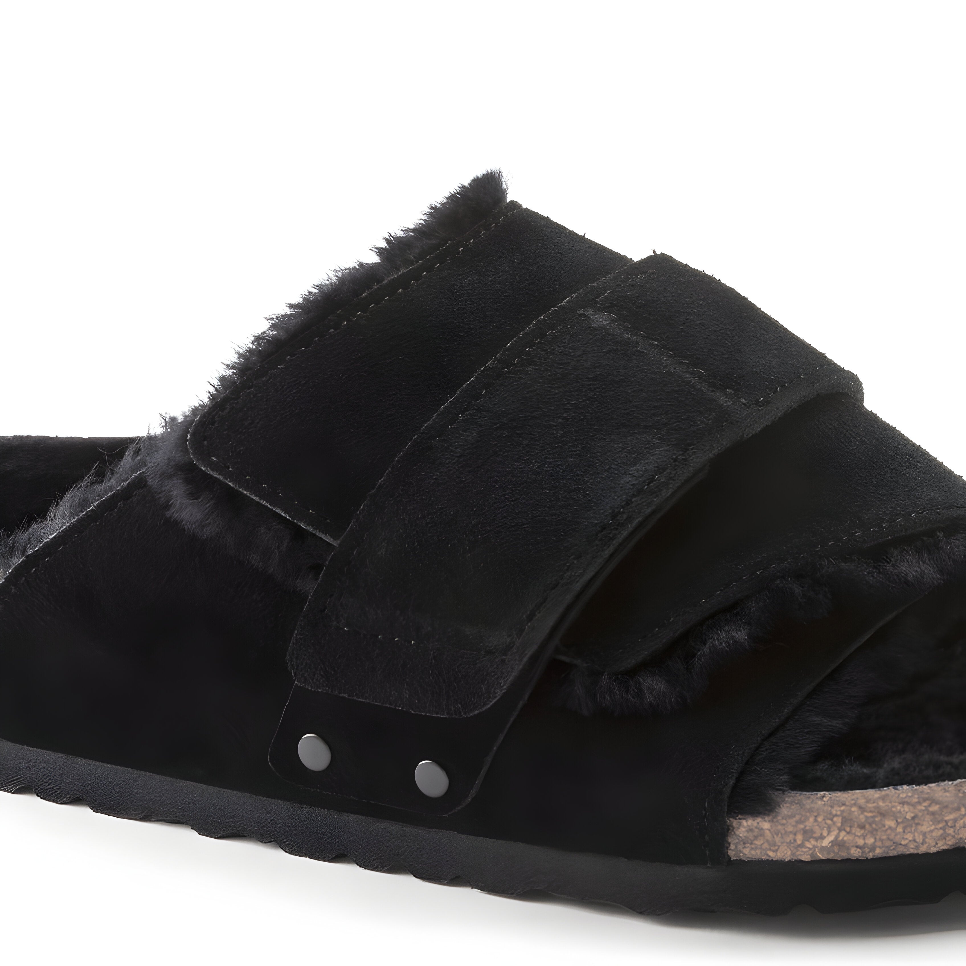 Birkenstock Kyoto Shearling Suede Leather Sandals with Soft, Genuine Shearling Lining- Multiple Colors & Sizes