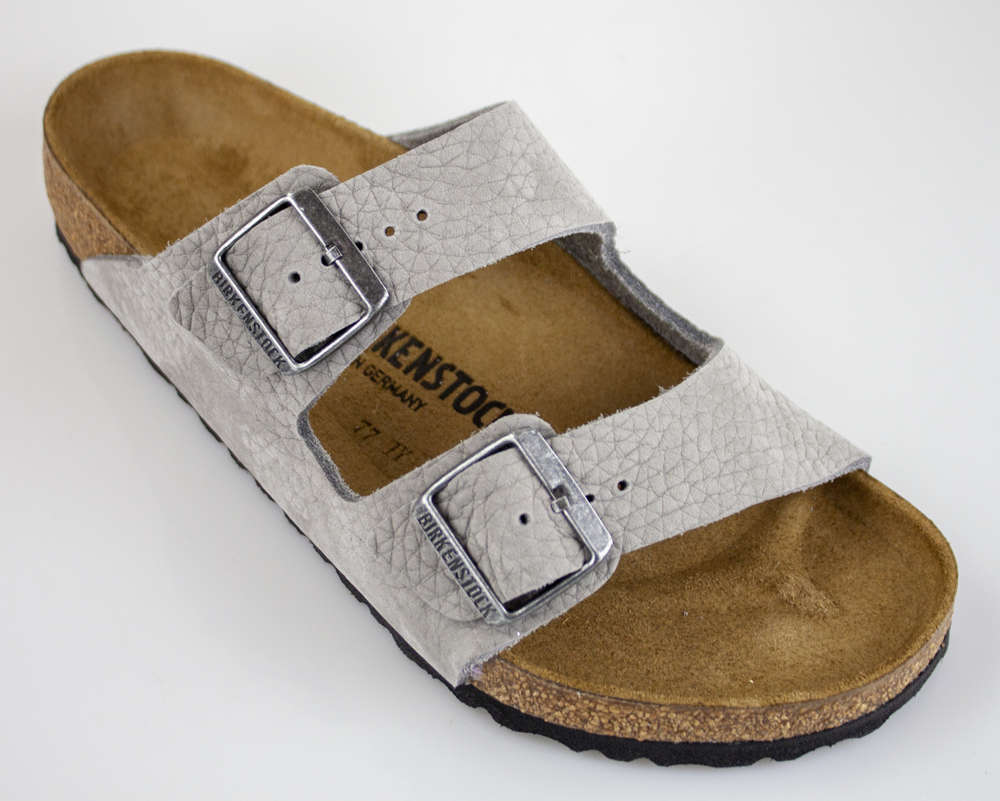 BIRKENSTOCK ARIZONA DESERT BUCK WHALE GRAY NUBUCK REGULAR