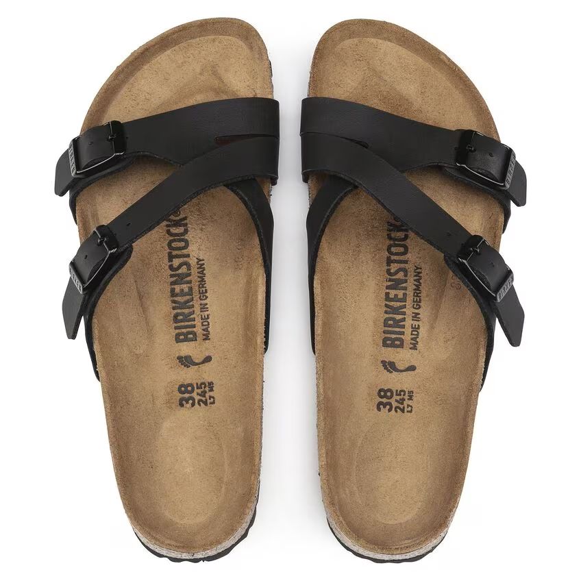 Birkenstock Yao Balance Geometric Strap Sandal - Iconic Comfort - EVA Sole - Anatomically Shaped Footbed - Adjustable Buckles - Multiple Colors and Size