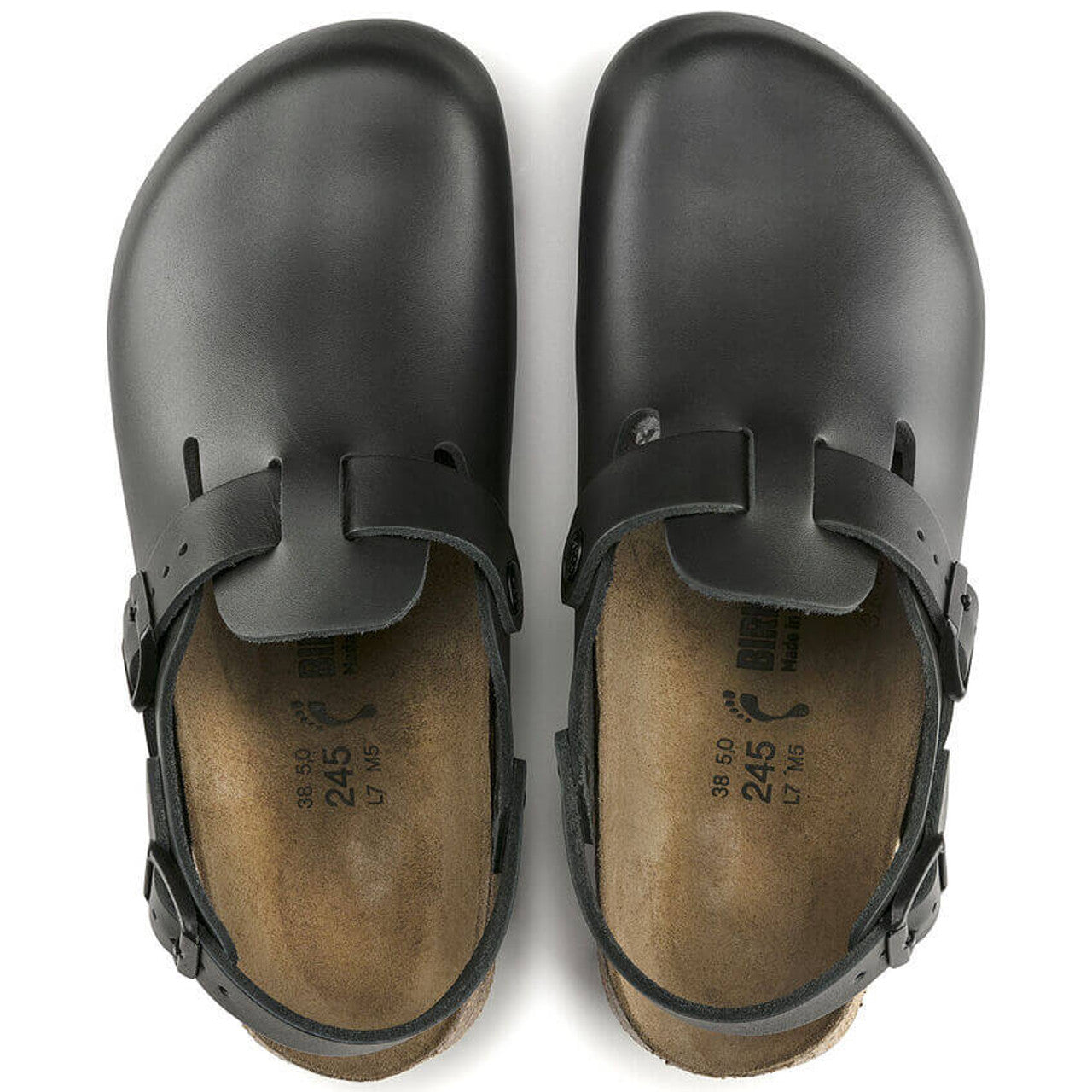 BIRKENSTOCK TOKYO BLACK LEATHER