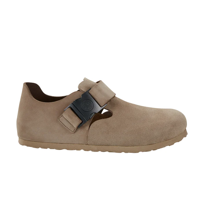 Birkenstock London BS Closed-Toe Shoe - Oiled/Suede Leather Upper - EVA Sole - Anatomical Footbed - Multiple Colors and Size