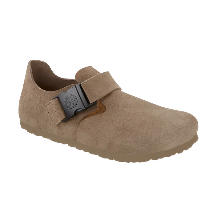 Birkenstock London BS Closed-Toe Shoe - Oiled/Suede Leather Upper - EVA Sole - Anatomical Footbed - Multiple Colors and Size