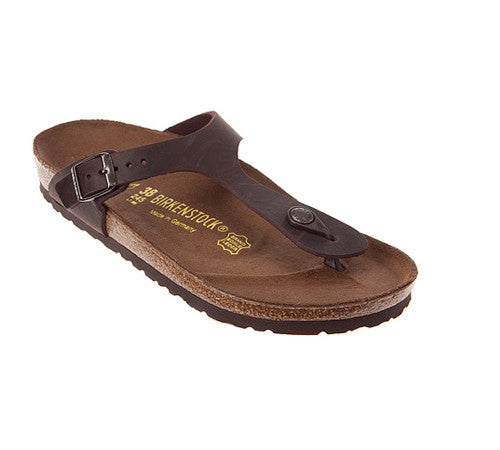 BIRKENSTOCK GIZEH HABANA LEATHER