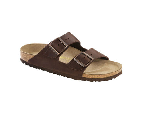 BIRKENSTOCK ARIZONA HABANA LEATHER NARROW