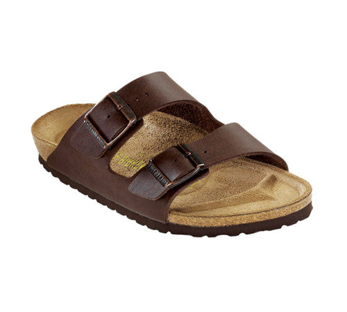 BIRKENSTOCK ARIZONA DARK BROWN BIRKO FLOR REGULAR