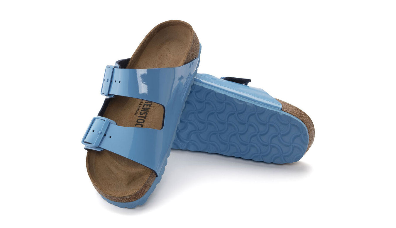 BIRKENSTOCK BEND EMBOSED SKY BLUE SUEDE NARROW