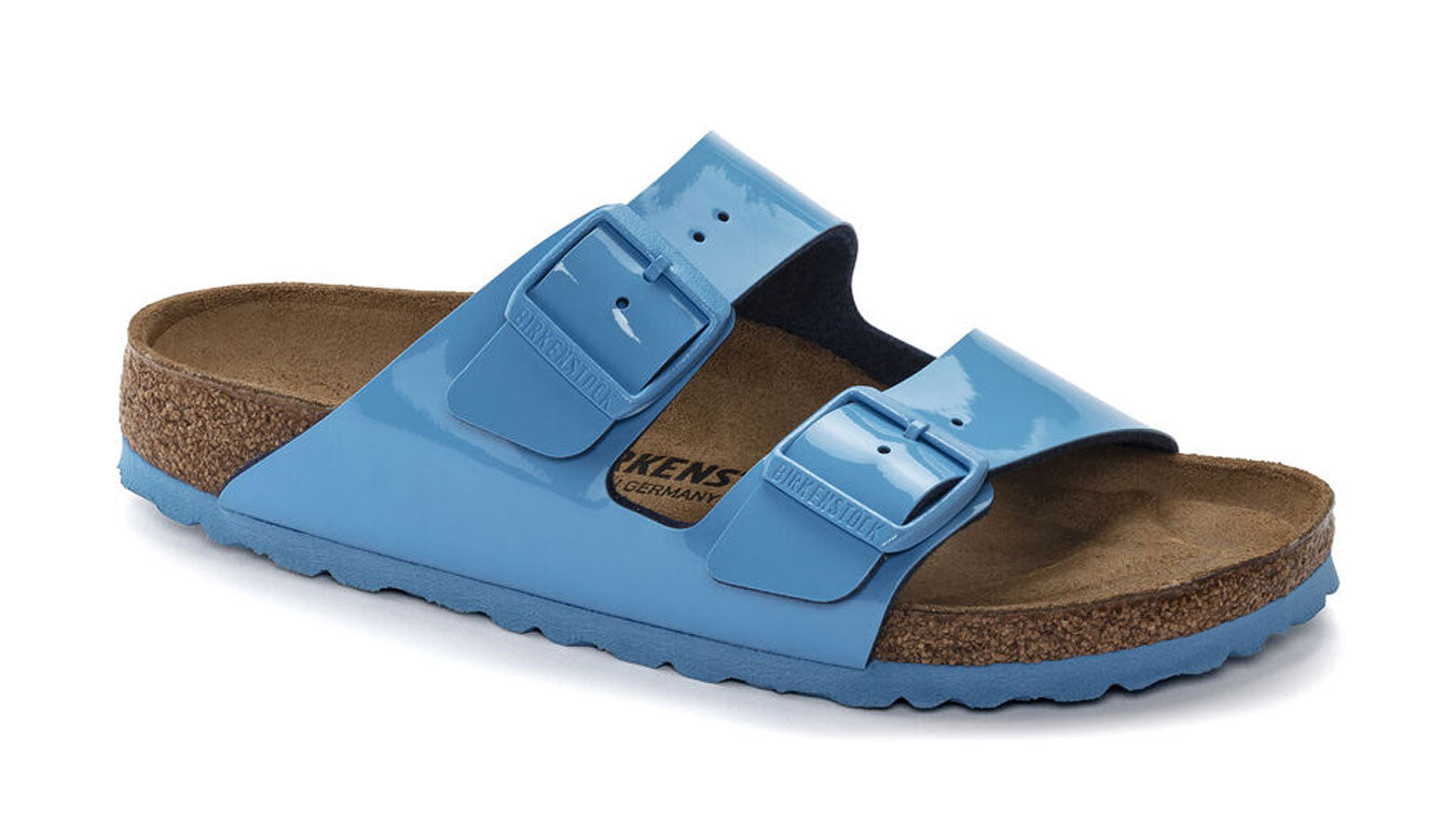 BIRKENSTOCK BEND EMBOSED SKY BLUE SUEDE NARROW