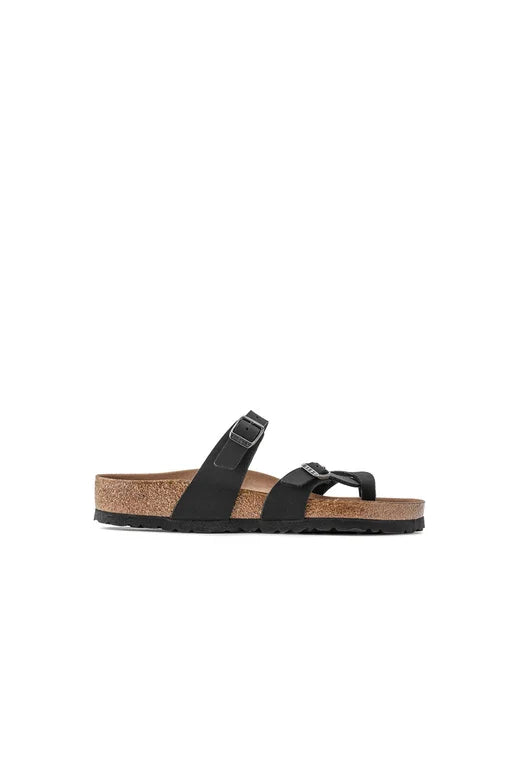 BIRKENSTOCK MAYARI VEGAN BLACK BIRKIBUC REGULAR